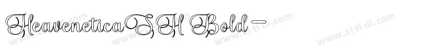 HeaveneticaSH Bold字体转换